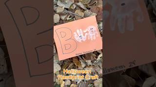 Easy Halloween Handprint Craft 👻