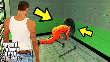 ماذا سيحدث إذا هربنا من السجن في قراند سان اندرياس GTA San Andreas Prison Escape 