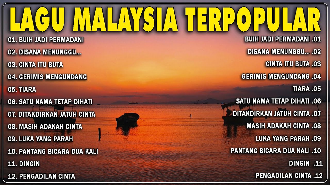 lagu malaysia menyentuh terbaik | lagu slow rock terbaik 90an | koleksi lagu kenangan terpopular🔊