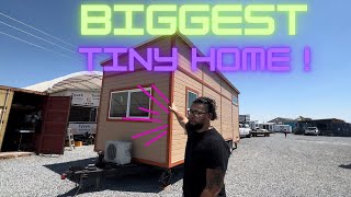 Discover our biggest model 30x10ft Tiny Home with a secret room.