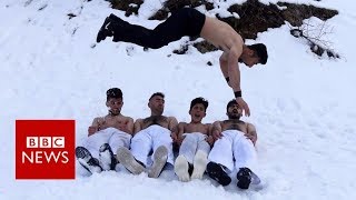 Iraqs Karate Kids Train In The Snow - Bbc News