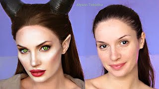Maleficent Makeup Transformation - Cosplay Tutorial