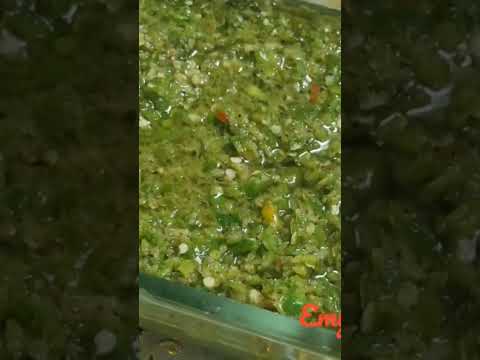 دقة الفلفل الاخضر الحامي مفيش احلي من كدة