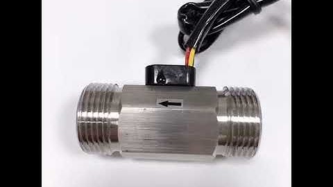 SEN-HZ43WB Stainless steel DN20 G3/4" water Hall effect NPN signal Pulse output measure liquid flow
