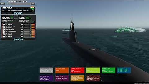 MDO: Sea UI Updates, Unity HDRP Scorpene Class Attack Submarine Naval Warfare gameplay pc 2020