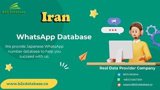 Iran WhatsApp Database – Reach Targeted Customers & Grow Your Business Wealth