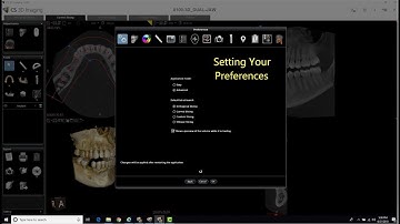 Carestream 3D Imaging - Setting Your Preferences