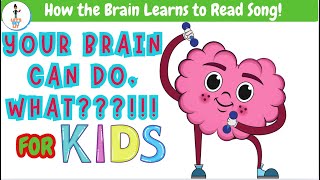 How the Brain Learns to Read for Kids | Educational Songs | Learning to Read | Reading Brain Song