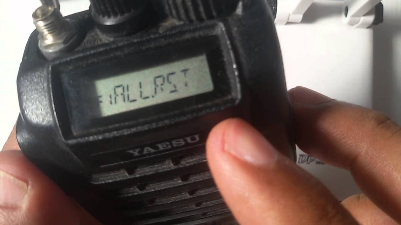 วิธีรีเซท yaesu FT250