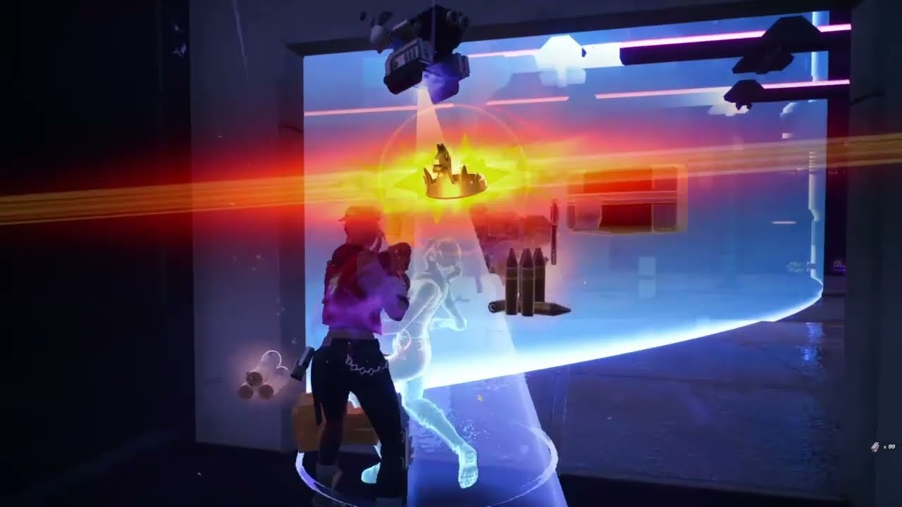 Six Elimination Win using the Mythic MK-Alpha Assault Rifle and the Mythic Cloak Gauntlets!