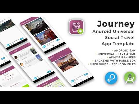 Journey | Android Universal Social Travel App Template | Codecanyon Scripts and Snippets
