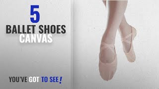 Top 5 Ballet Shoes Canvas 2018 Danzcue Adult Split Sole Canvas Pink Ballet Slipper 7 M Us