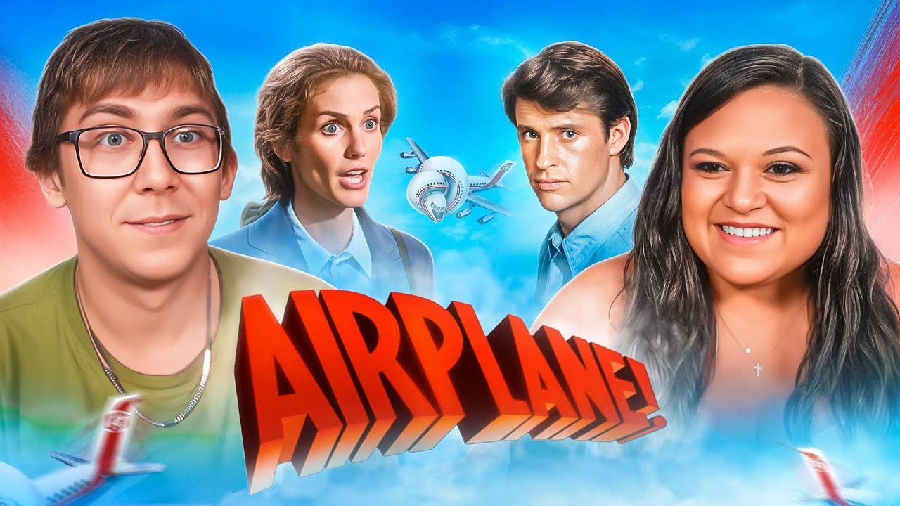 AIRPLANE! (1980) MOVIE REACTION - MADE OUR CHEEKS HURT! - First time watching - Review