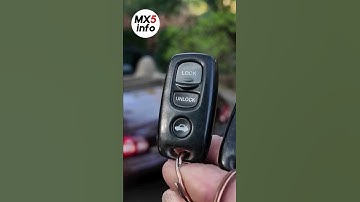 Mazda Miata NB2 and NC remote control key fob programming