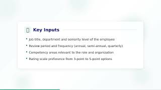 Performance Review Builder - Free HR Calculator &amp; Template