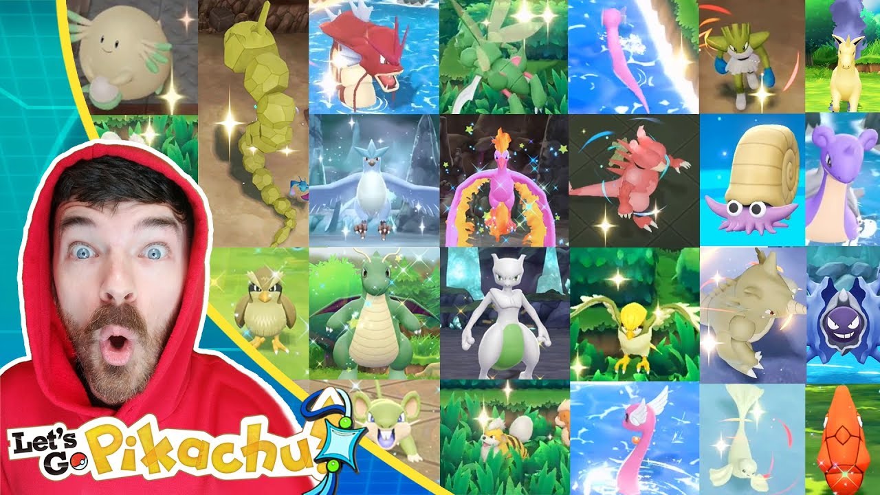 100 Hilarious Shiny Reactions In Pokemon Lets Go 3 Hour Shiny Reaction Compilation