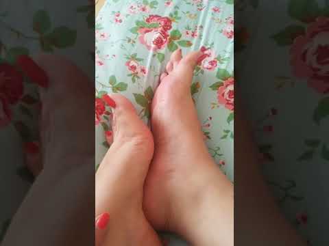 Soft desi feet in red