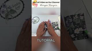 DIY Card Making: Easy Fun Fold & Technique Tutorial #shorts