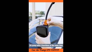 Car Air Pump 12V 150PSI – Wireless Portable Tire Inflator for Car, Motorcycle, Bicycle & Ball
