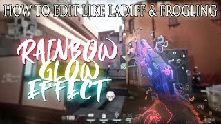 Rainbow Glow Effect Tutorial #4  | How to edit like Ladiff, Frogling | Gun Glow Effect Slow Motion |