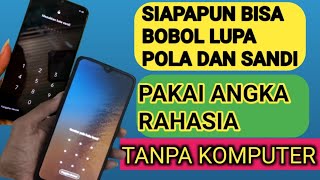 cara hapus lupa sandi dan pola untuk  tipe oppo dan vivo pakai kode rahasia tanpa komputer, oppo