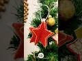 Star Ornament 🎄⭐ Christmas Series Day13 #diy #cristmasdecor #christmascrafts #christmas #shorts