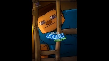 Steve vs Steve #bluemonkey #avocadoanimation #alexandstevelife #vsedit #edit #minecraftanimation