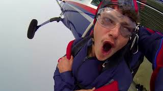 Hunter Wilt's Tandem skydive!