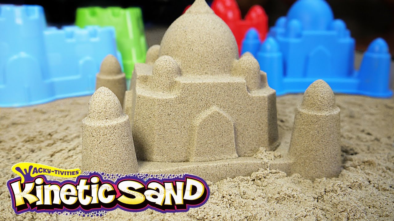 キネティックサンドで砂のお城 kinetic sand ビコロアート教育 絵画 