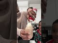 Frozen hot chocolate on Christmas Eve, Eve