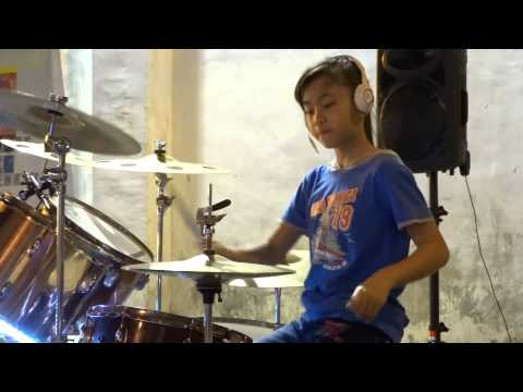 小黃奕 爵士鼓 T ARA  Sugar Free  Drum Cover 3月20日花蓮舊鐵道商圈 街頭藝人表演