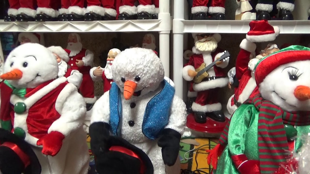 Джемми, вращающаяся снежинка, снеговики