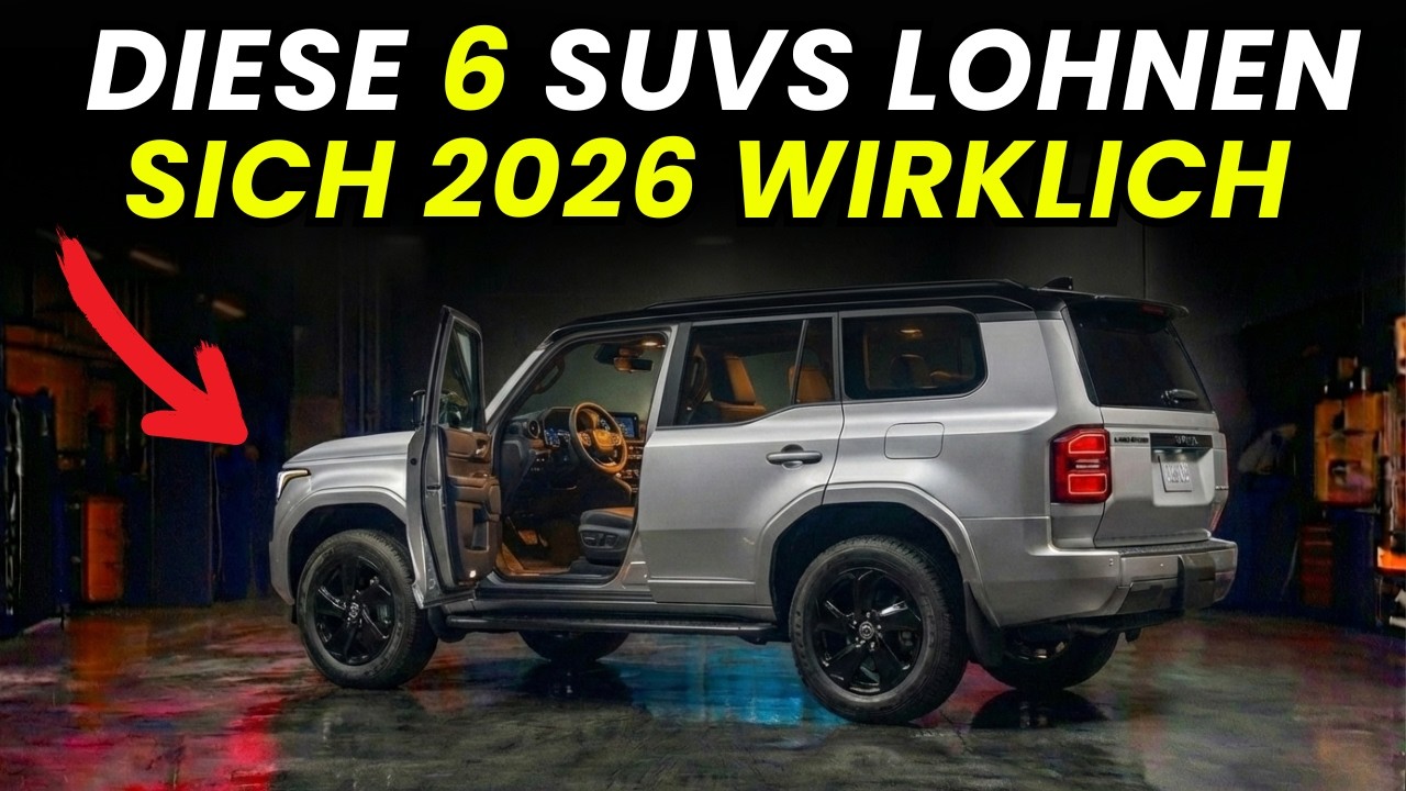 Diese 6 SUVs lohnen sich 2026 wirklich – nur diese