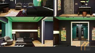 محاضرة ورشة التصميم الداخلي غرفة نوم ( أحدى كورسات موسوعة 3DS MEX المعماري) أشترك بالدورة
