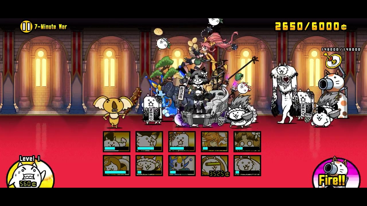 The Battle Cats - 7-Minute War - War on Valentines Stage