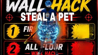 STEAL A PET😱NEW HACK👉GREEN MATRIX WALL REMOVE HACK😱💯☠️#freefire#shorts#stealapet#wallhack#hack#games
