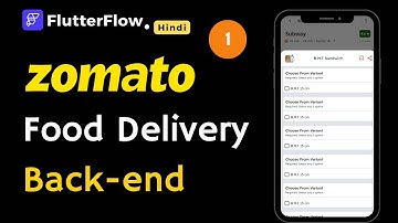 Food Delivery App Backend Development | Part-1 | Built in FlutterFlow