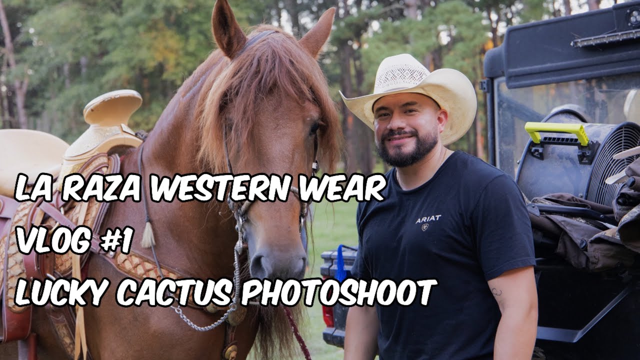 La Raza Western Wear Vlog #1 Lucky Cactus Photoshoot in Monsivais Wagon ...