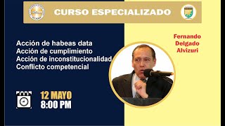 ACCIÓN DE HABEAS DATA, DE CUMPLIMIENTO, DE INCONSTITUCIONALIDAD Y CONFLICTO COMPETENCIAL