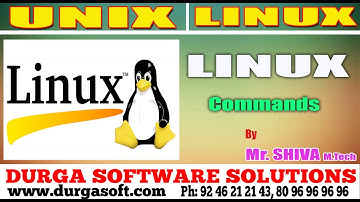 Unix/Linux tutorial || LINUX Commands  by Shiva