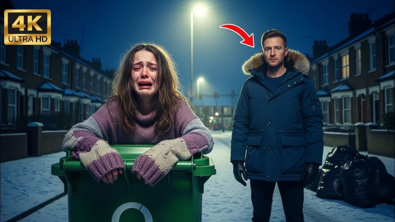 A Single Father Spotted a Young Girl Searching the Garbage on Christmas Eve… The Truth Shocked Him