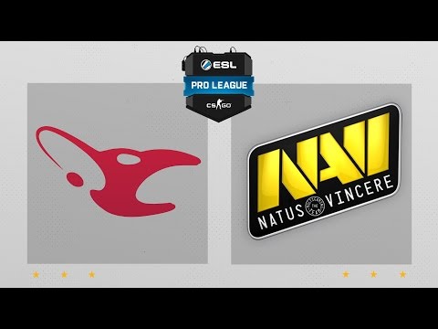 CS:GO - Mousesports vs Natus Vincere - Dust2 - ESL Pro League - Saison 4 Semaine 6