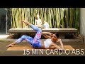 15 MIN CARDIO ABS | Low Impact Pilates Workout (No Equipment)