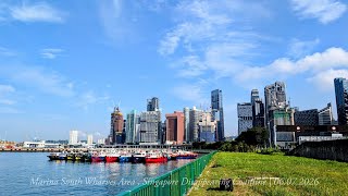 (Raw) Singapore Disappearing Coastline (Marina South Wharves Area)  06.07.2026