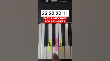 Thumbnail of 🎹 EASIEST Piano Song for Beginners! 😍🎶