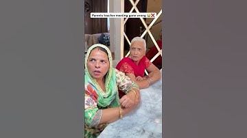 Parent’s teacher meeting gone wrong 😭❌ | most viral comedy 😂 #shorts #ytshorts