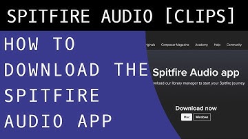 How to Download the Spitfire Audio App