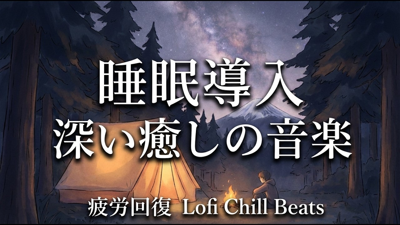 【Lofi音楽】睡眠導入・ネガティブからポジティブへ