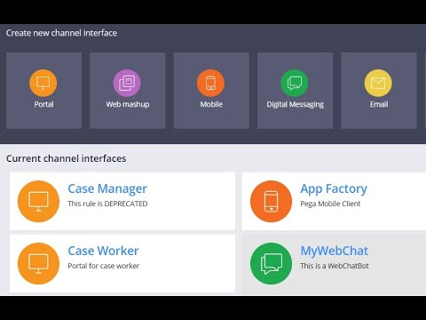 Pega WebChatBot, for