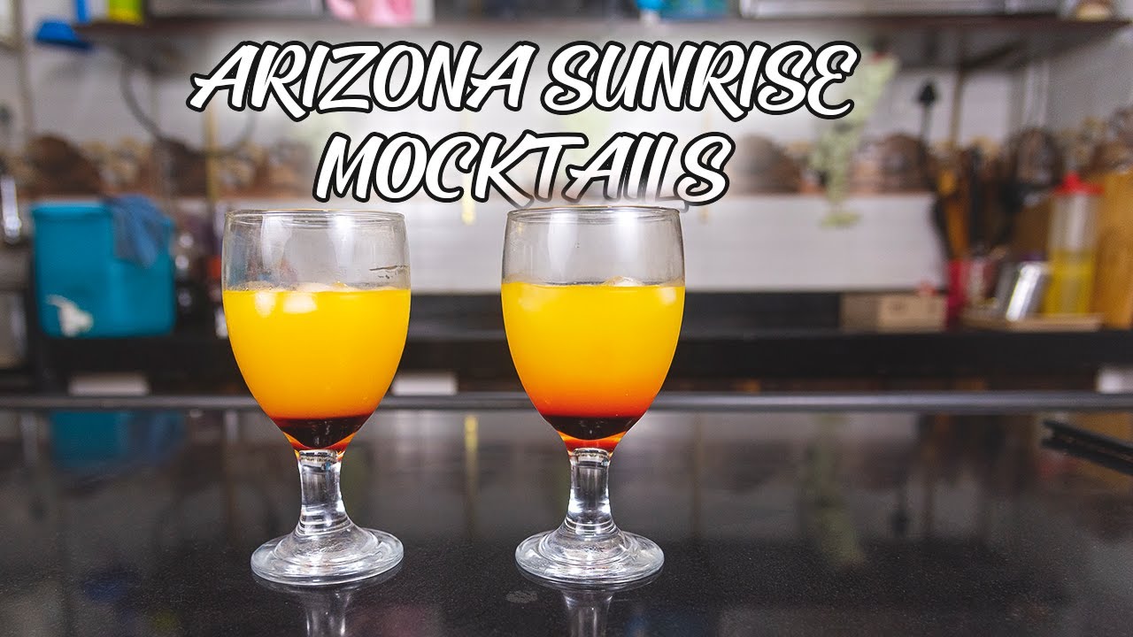 ARIZONA SUNRISE MOCKTAILS MOCKTAILS MOCKTAIL REFRESHING DRINKS